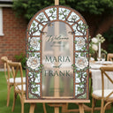 Cream Roses Wedding Welcome Sign - SpeedyOrders