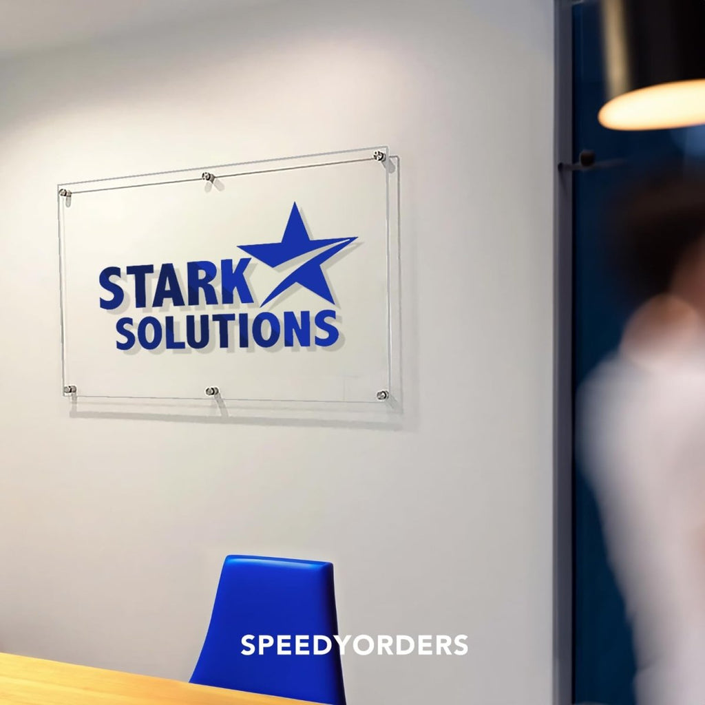Custom Acrylic Business Sign - SpeedyOrders