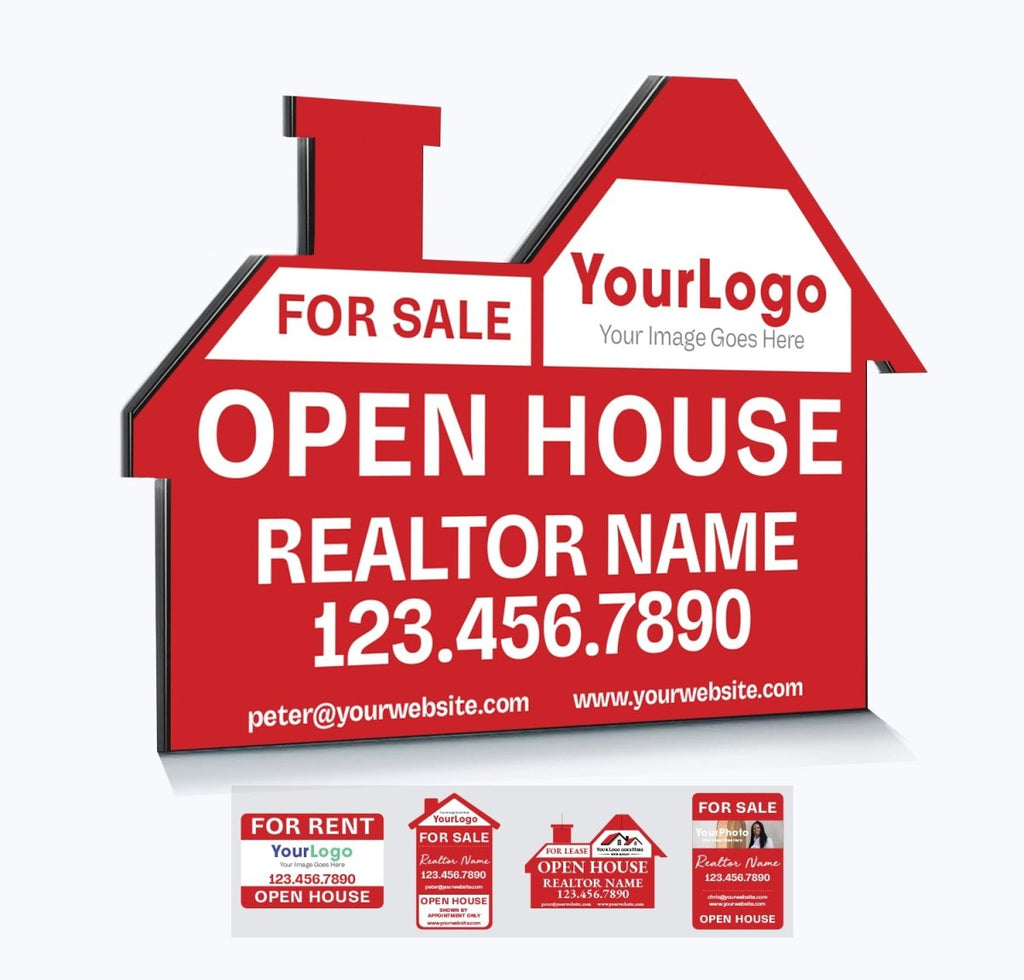 Custom Aluminium Real Estate Agency Sign - SpeedyOrders