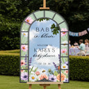 Custom Baby In Bloom Welcome Sign - SpeedyOrders