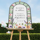 Custom Baby In Bloom Welcome Sign - SpeedyOrders
