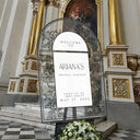 Custom Bridal Shower Mirror Sign, Stained Glass Mirror Bridal Shower Welcome Sign - SpeedyOrders