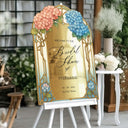 Custom Bridal Shower Welcome Sign, Gold Mirror Bridal Shower Sign - SpeedyOrders