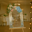 Custom Bridal Shower Welcome Sign, Gold Mirror Bridal Shower Sign - SpeedyOrders