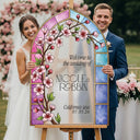 Custom Cherry Blossom Wedding Sign - SpeedyOrders