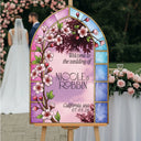 Custom Cherry Blossom Wedding Sign - SpeedyOrders