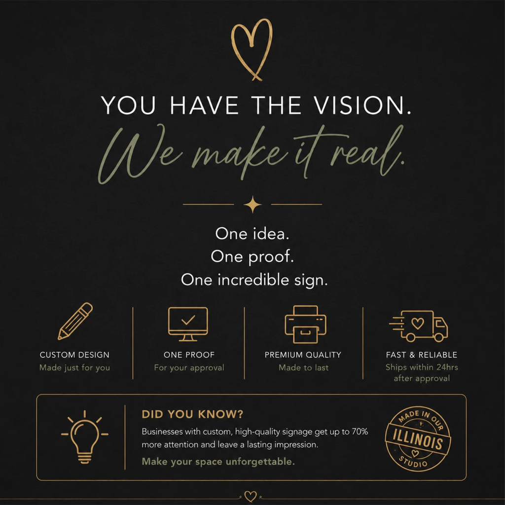 Custom Design Sign — Made From Your Idea | SpeedyOrders
