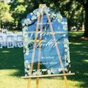 Custom Eucalyptus Wedding Entrance Sign, Greenery Wedding Day Signage - SpeedyOrders