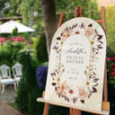 Custom Floral Fall In Love Bridal Shower Sign For Bridal Shower Decorations - SpeedyOrders