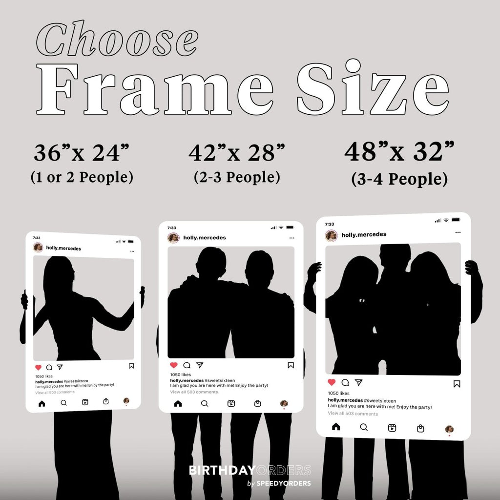 Ig Frame Rimau Custom Instagram Photo Booth Frame | SpeedyOrders