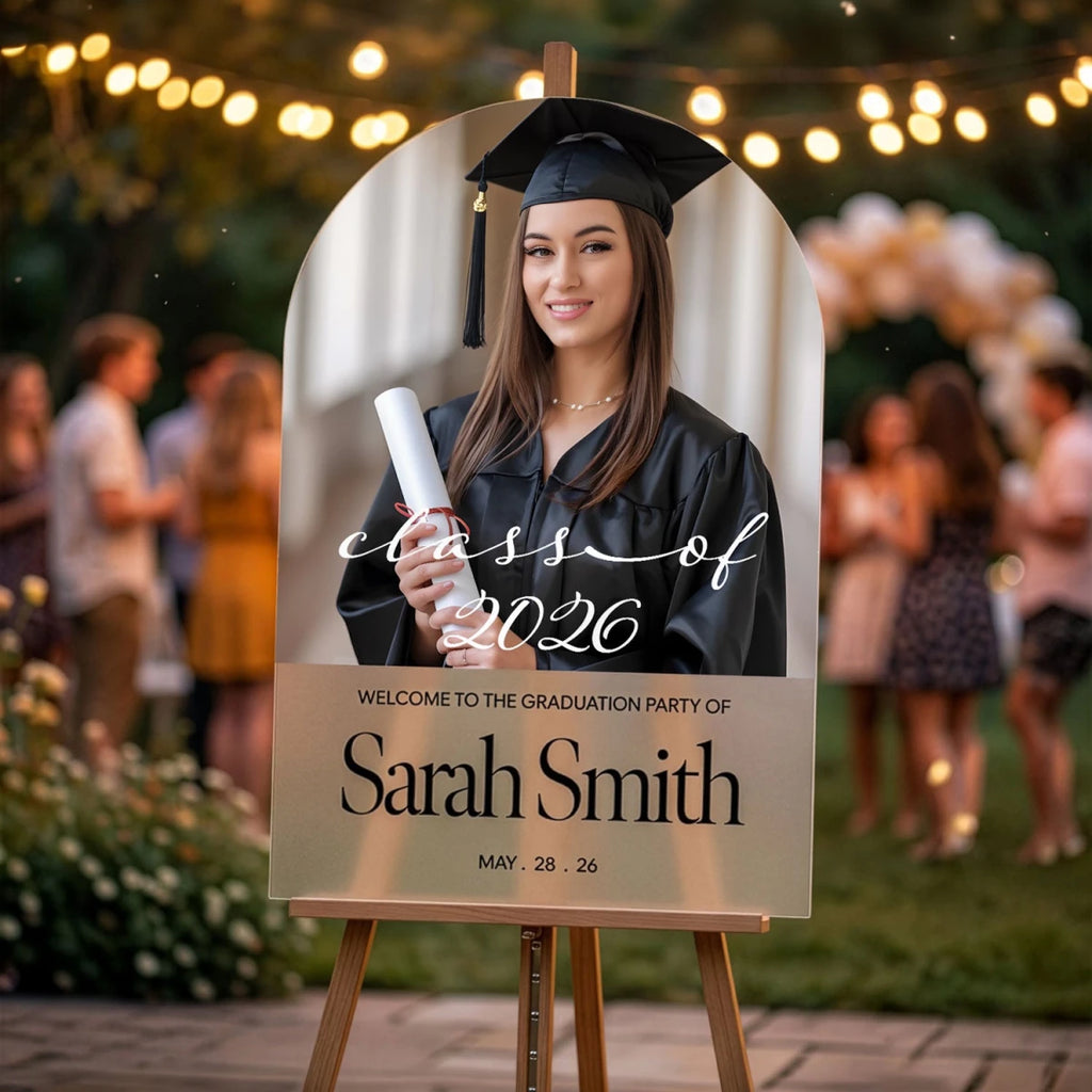 Custom Photo Graduation Sign · Personalized Class of 2026 | SpeedyOrders