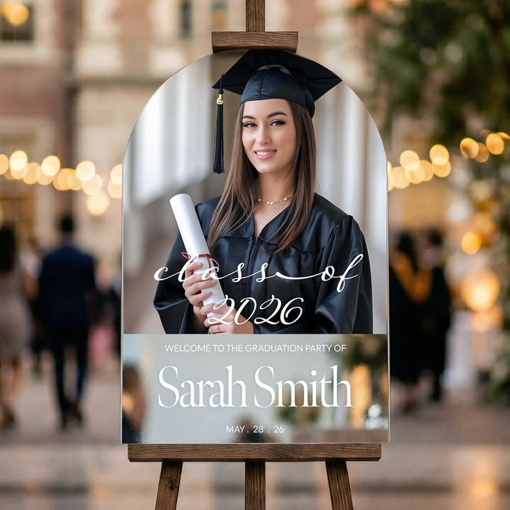 Custom Photo Graduation Sign · Personalized Class of 2026 | SpeedyOrders