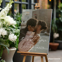 Custom Portrait Photo Rehearsal Dinner Sign in size 24x16, 36x24 and 42x28 Inches - SpeedyOrders