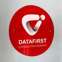 Custom Round Acrylic Business Logo Sign - SpeedyOrders