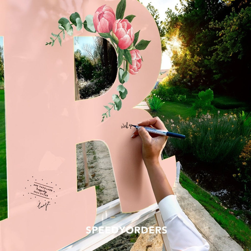 Customized Wedding Guest Book Sign - SpeedyOrders