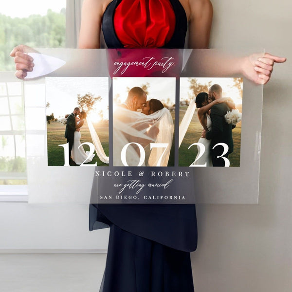 Engagement Sign, Engagement Party Welcome Sign – SpeedyOrders