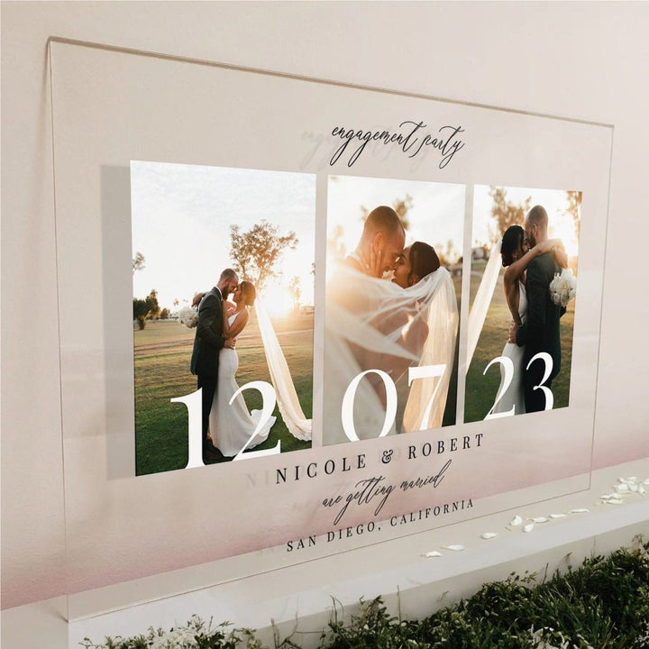 Personalized Engagement Party Sign | SpeedyOrders