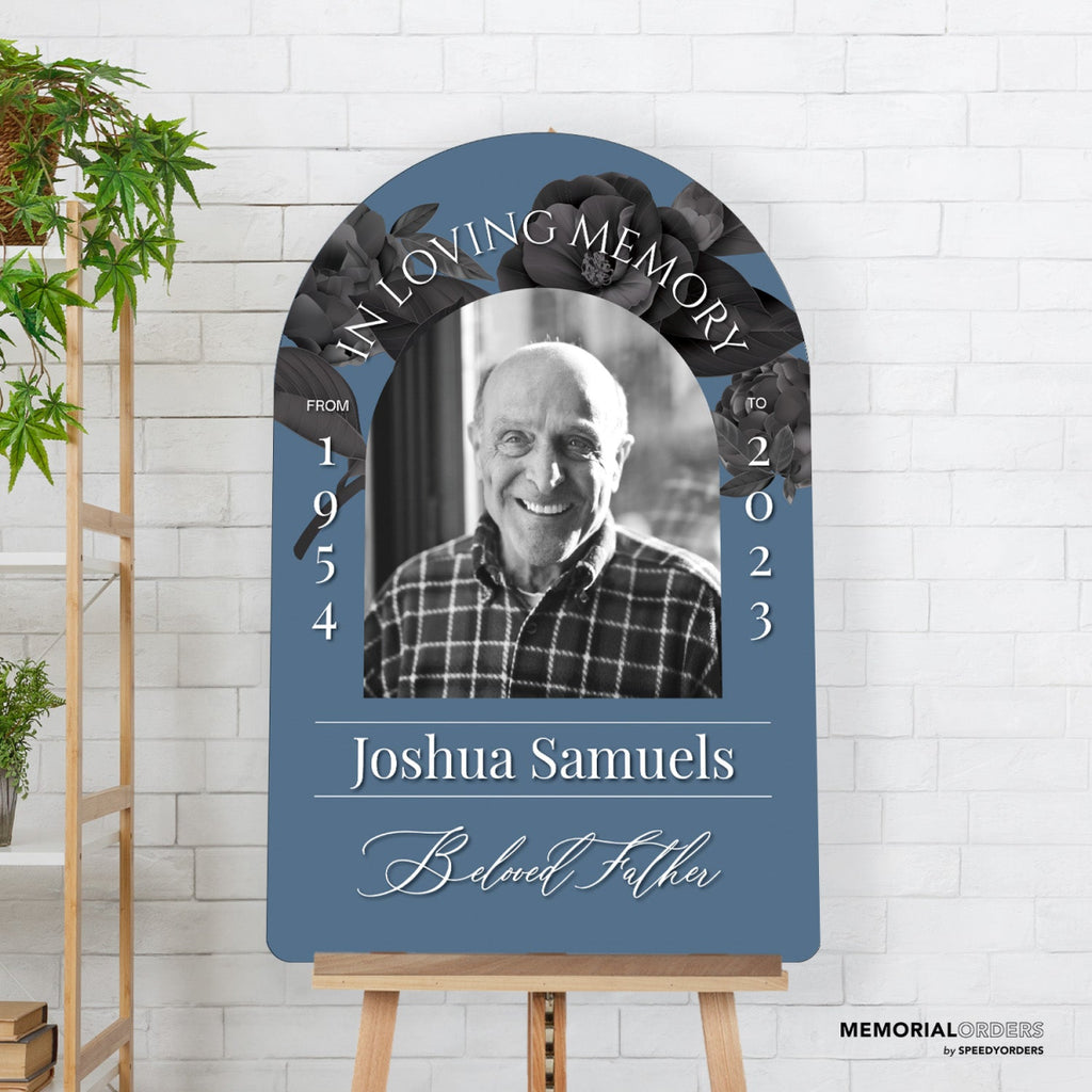 Eternal Blue Horizon Memorial Sign - SpeedyOrders