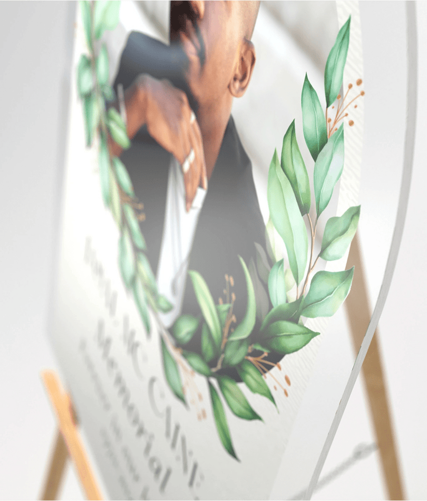 Eternal Leafy Embrace Memorial Sign - SpeedyOrders