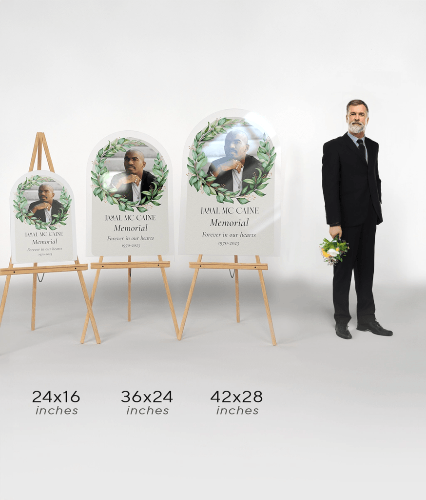 Eternal Leafy Embrace Memorial Sign - SpeedyOrders