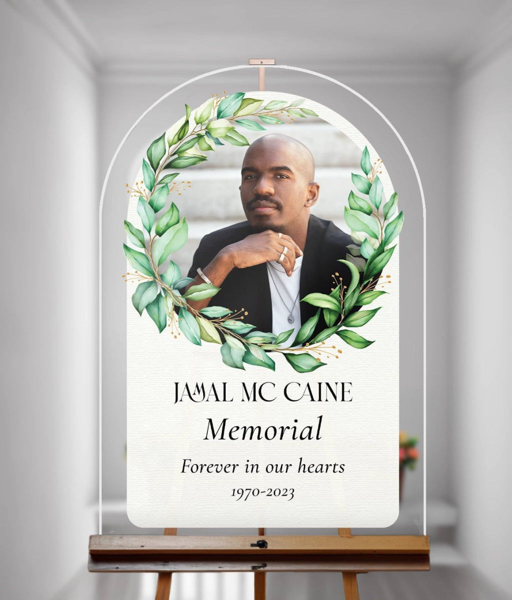 Eternal Leafy Embrace Memorial Sign - SpeedyOrders