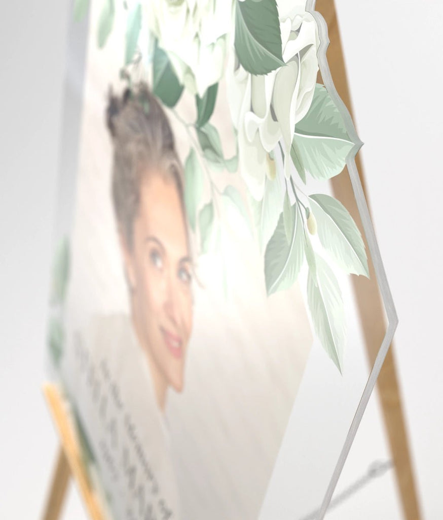 Ethereal Rose Tribute Memorial Sign - SpeedyOrders