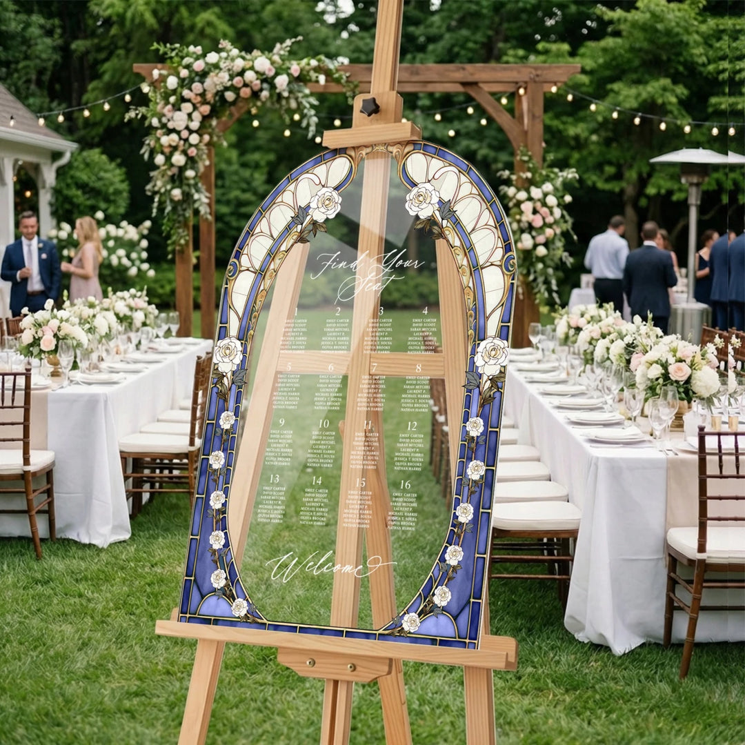 Find Your Seat Mirror Sign, Custom Wedding Seating Chart - SpeedyOrders