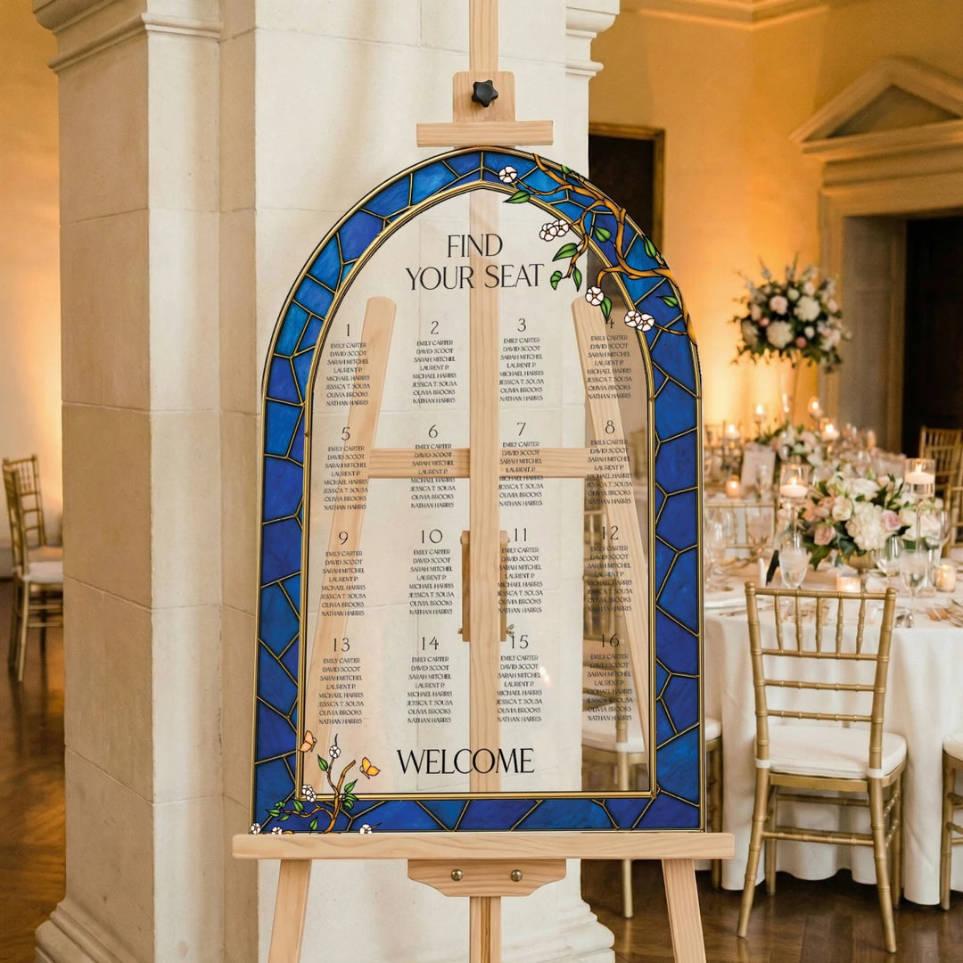 Find Your Seat Mirror Sign, Custom Wedding Seating Chart - SpeedyOrders