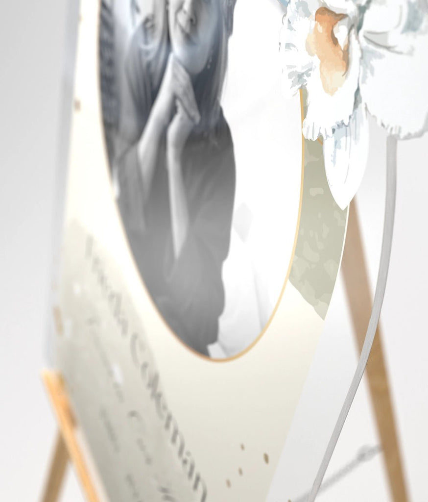 Forever in Our Hearts memorial sign with Photo  - SpeedyOrders