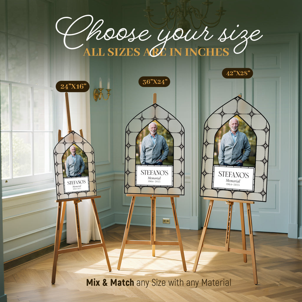 Funeral Centerpieces Welcome Sign - SpeedyOrders