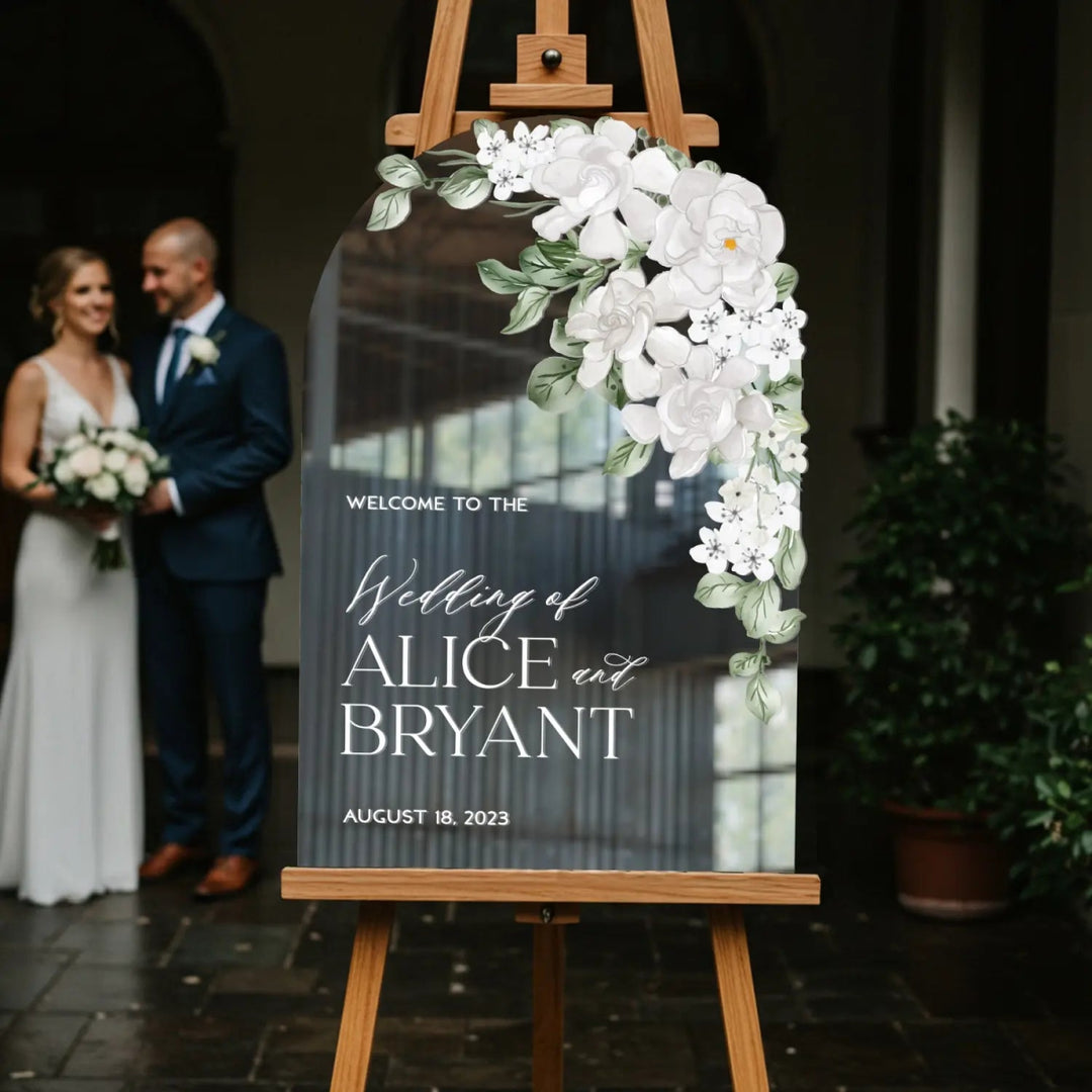 Sage Green Wedding Sign, White Floral Wedding Sign, Floral Wedding Dec SpeedyOrders Sage Green Wedding Sign, White Floral Wedding Sign, Floral Wedding Dec SpeedyOrders