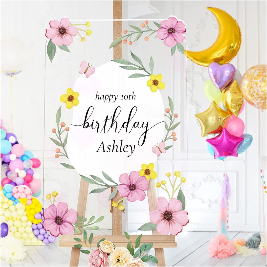 Happy Birthday Welcome Sign - SpeedyOrders