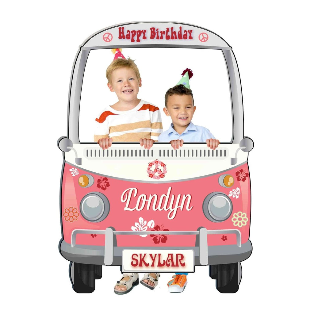 Hippie Van Photo Booth Selfie Frame - SpeedyOrders