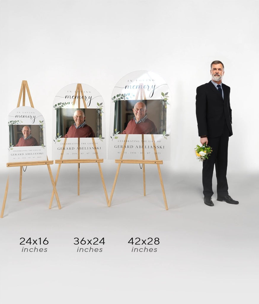 In Loving Memory Tribute Sign - SpeedyOrders