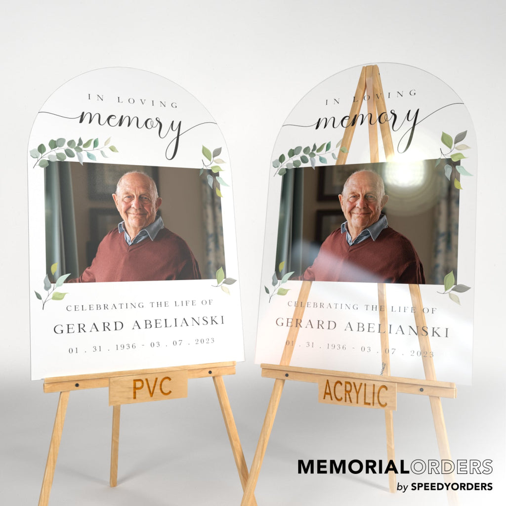 In Loving Memory Tribute Sign - SpeedyOrders