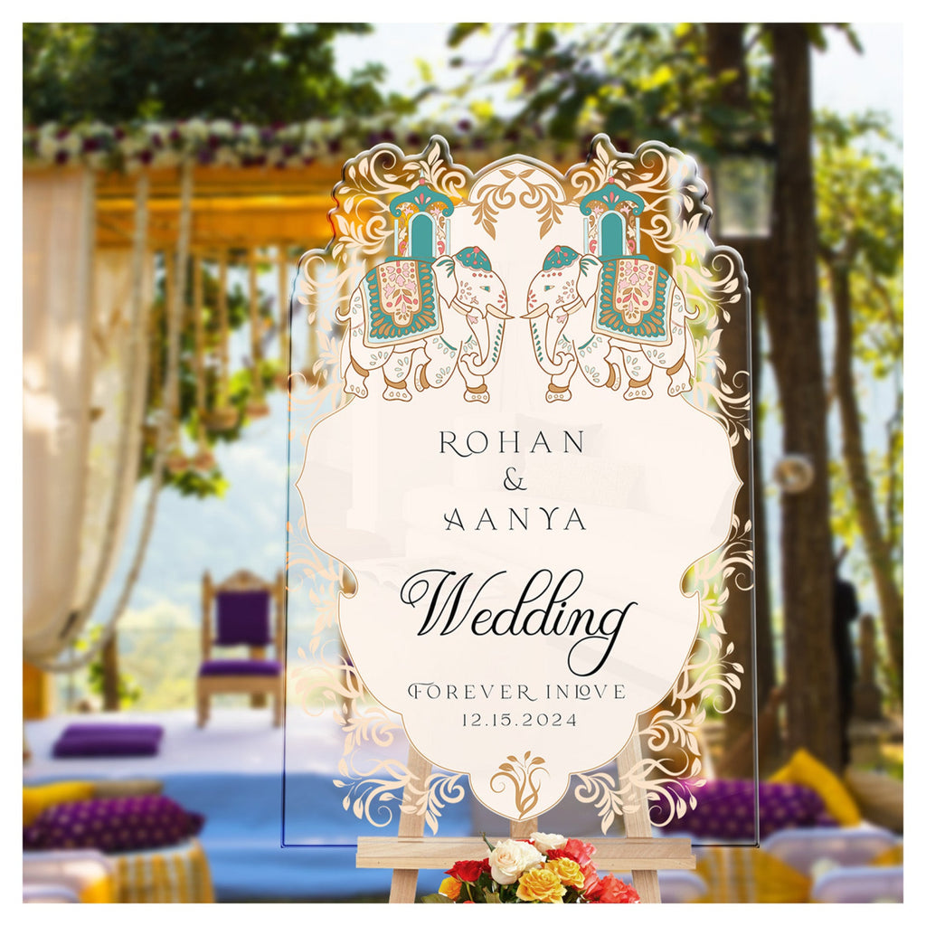 Indian Wedding Sign, Indian Wedding Welcome Sign - SpeedyOrders