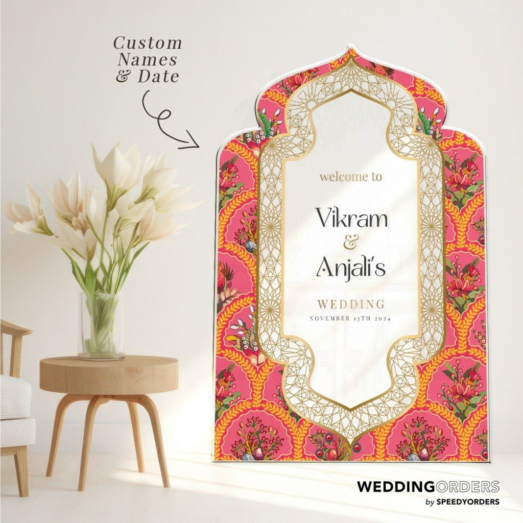 Indian Wedding Signs, Indian Wedding Decorations - SpeedyOrders