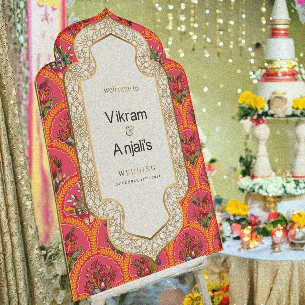 Indian Wedding Signs, Indian Wedding Decorations - SpeedyOrders