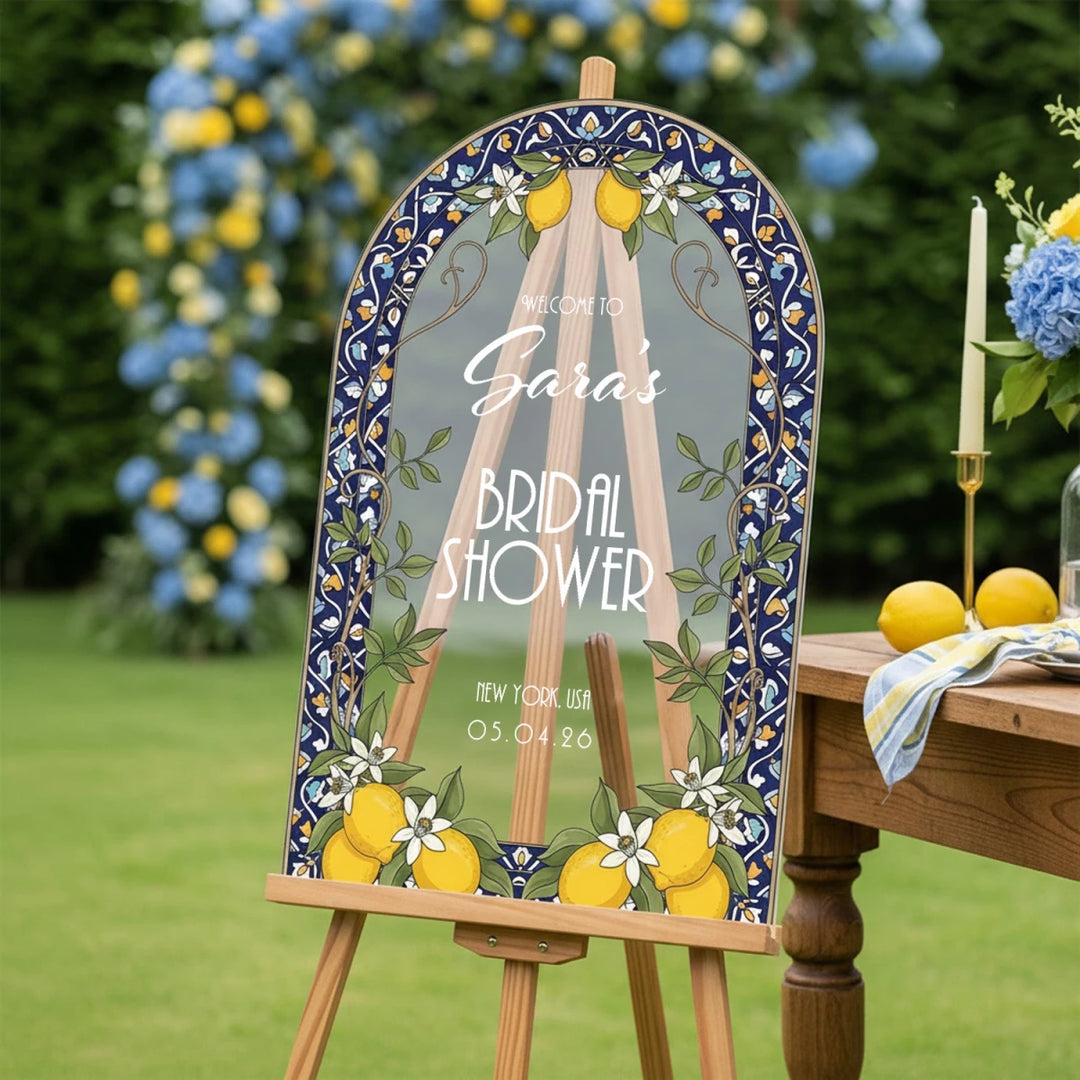 Lemon Bridal Shower Sign - SpeedyOrders
