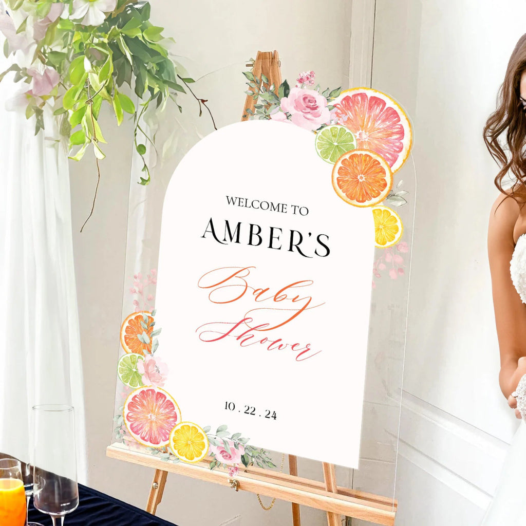 Mamas Main Squeeze Baby Shower Welcome Sign - SpeedyOrders