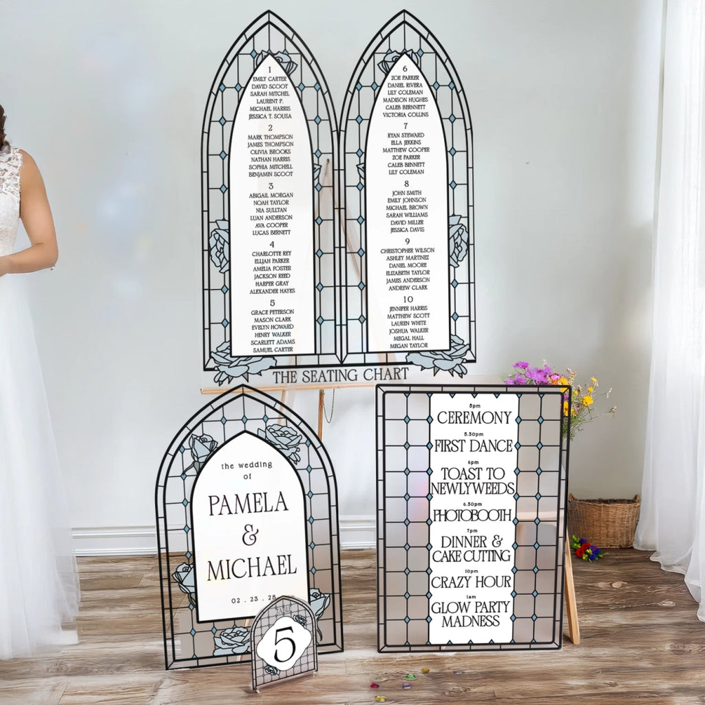 Medieval Wedding Bundle Set, Wedding Sign Bundle, Seating Chart, Order Of Events and Table Signs - SpeedyOrders