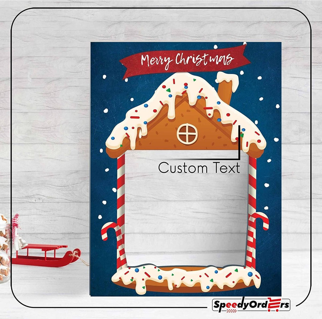 Merry Christmas Photo Booth Frame - SpeedyOrders