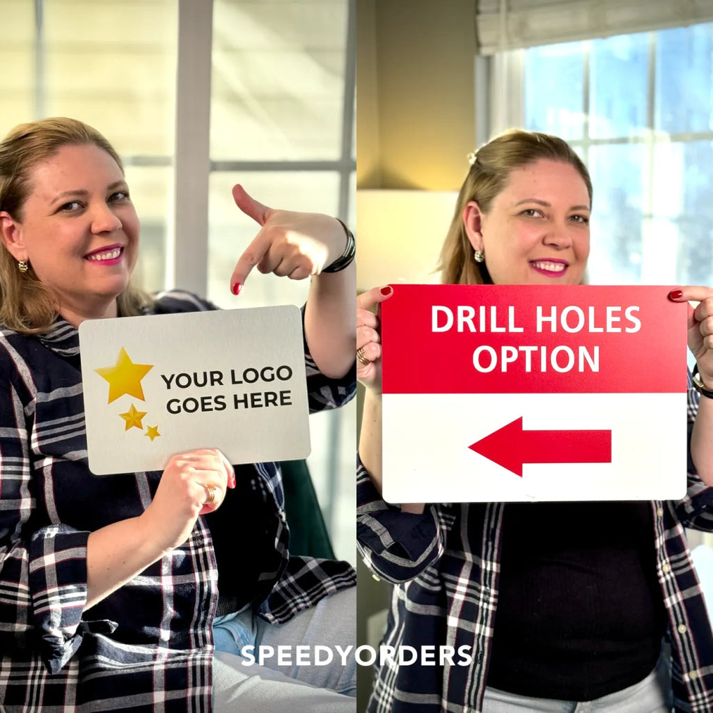 Personalized Aluminum Composite Signs – Durable Indoor & Outdoor UV Printed Dibond - SpeedyOrders