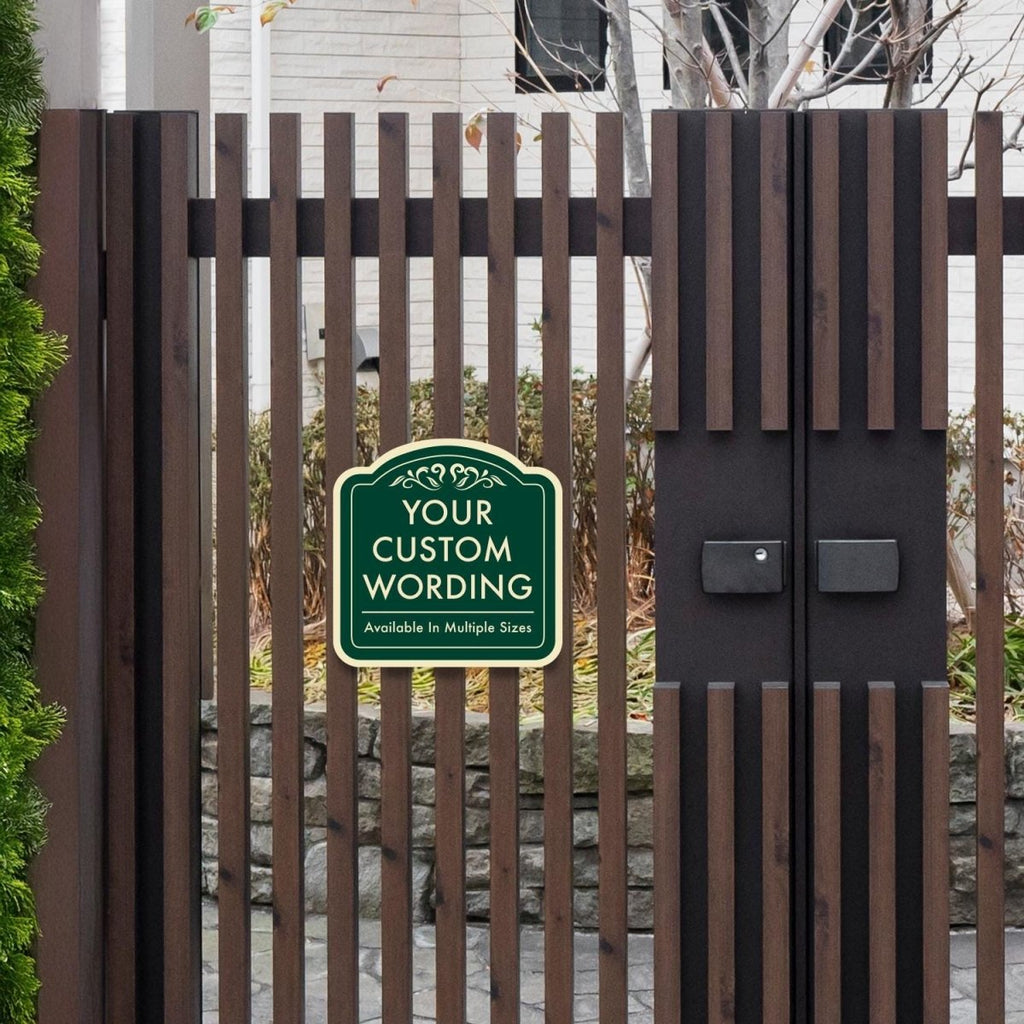 Personalized Decorative Outdoor Metal Signs, Customized Driveway Signs - SpeedyOrders