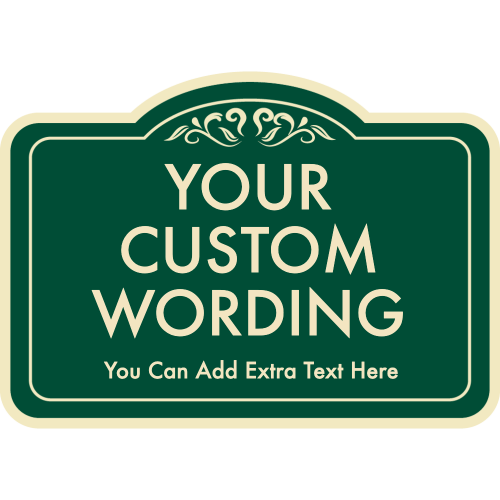 Personalized Decorative Outdoor Metal Signs, Customized Driveway Signs - SpeedyOrders