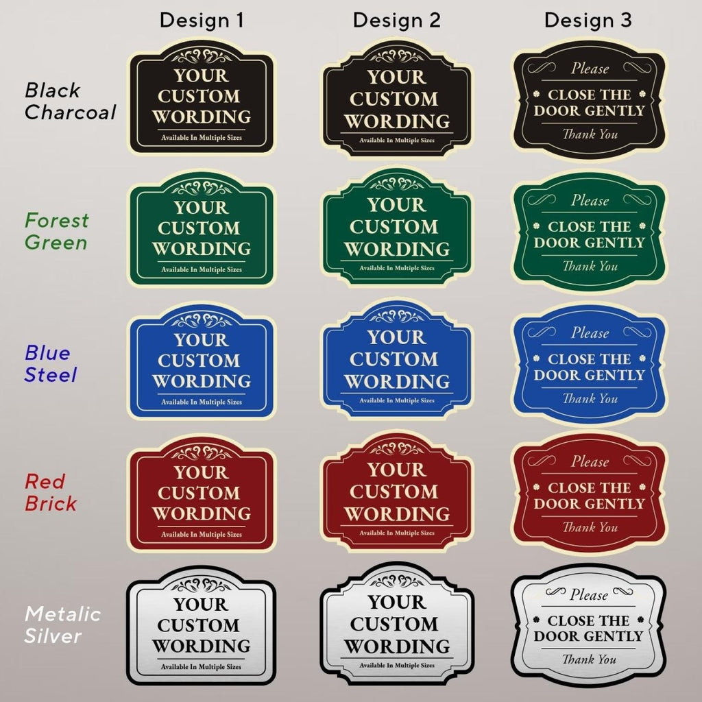 Personalized Decorative Outdoor Metal Signs, Customized Driveway Signs - SpeedyOrders