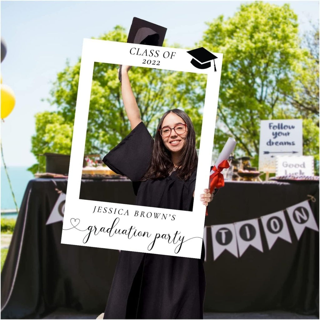 Personalized Graduation Photo Booth Frame - SpeedyOrders