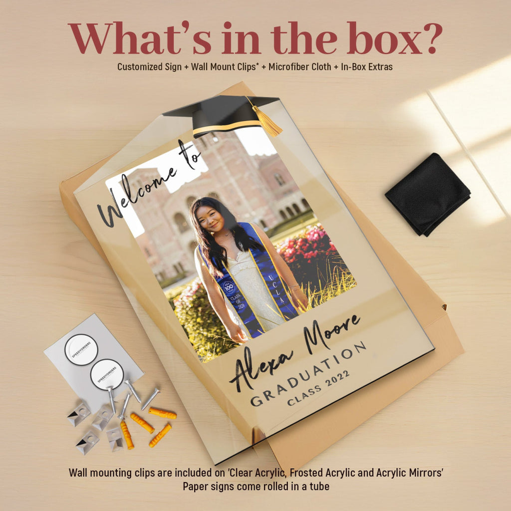 Personalized Graduation Sign - SpeedyOrders