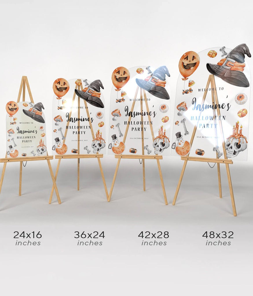 Personalized Halloween Magic Welcome Sign - SpeedyOrders