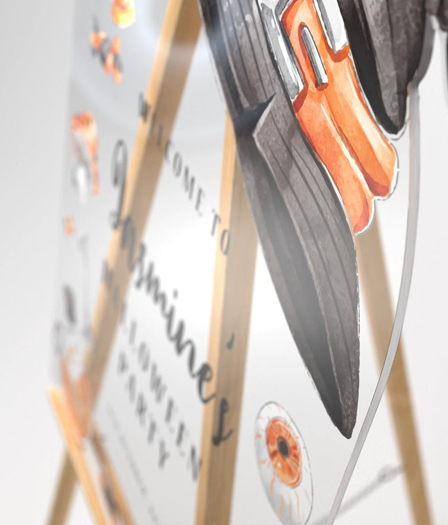 Personalized Halloween Magic Welcome Sign - SpeedyOrders